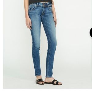 Hudson Collin flap skinny ankle jeans